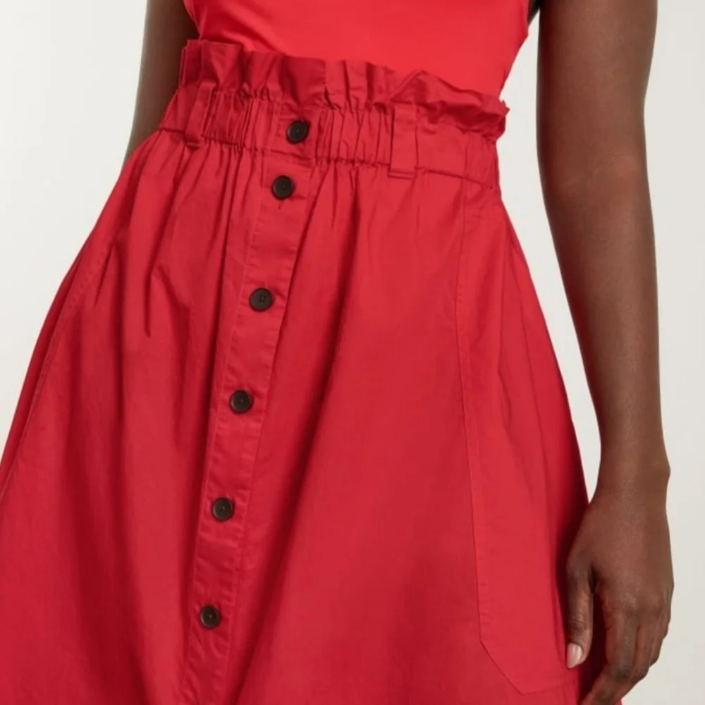 EVERLANE The Easy Button-Front Skirt - Picture 1 of 12